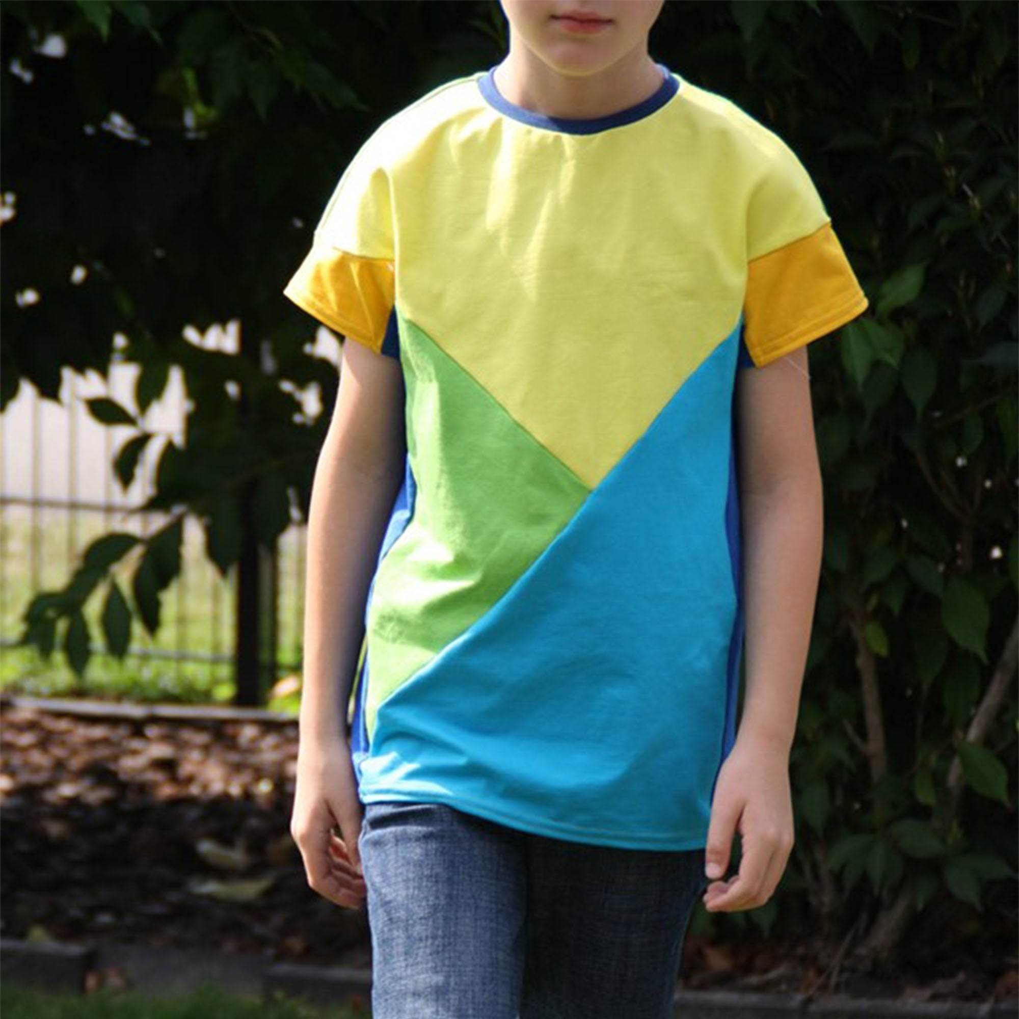 Schnittmuster Kindershirt Pasi - Größe 80 - 164 - Sewando
