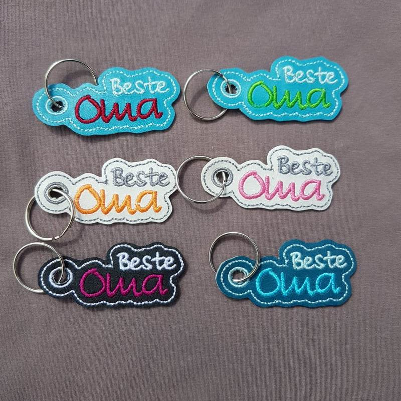 Stickdatei - Anhänger Beste Oma / Bester Opa - Sewando
