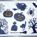 Halloween Silhouette Stickdatei - Sewando