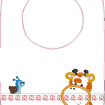 Stickdatei - Giraffe mit Schnecke Kissen und Laetzchen SET ITH - Sewando