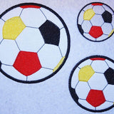 Stickdatei - Fußball bunt - Sewando