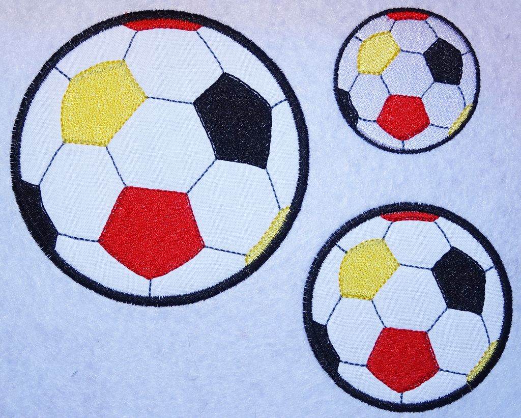 Stickdatei - Fußball bunt - Sewando
