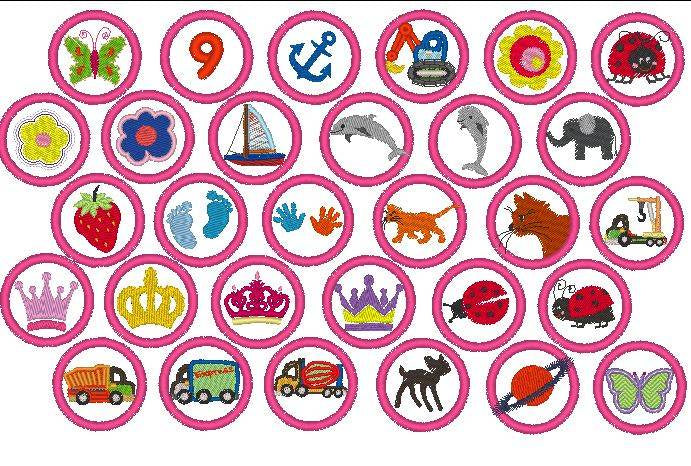Stickdatei SET Minibuttons - Sewando