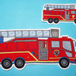 Stickdatei - Feuerwehr Feuerwehrauto, Drehleiter - Sewando