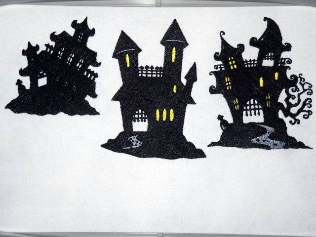 Halloween Silhouette Stickdatei - Sewando