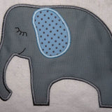 3D Elefant Stickdatei + Doodle inkl. Kissen ITH - Sewando