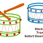 Stickdatei Trommel - Sewando