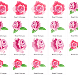 Stickdatei Rosen - Rose Hochzeit - Sewando