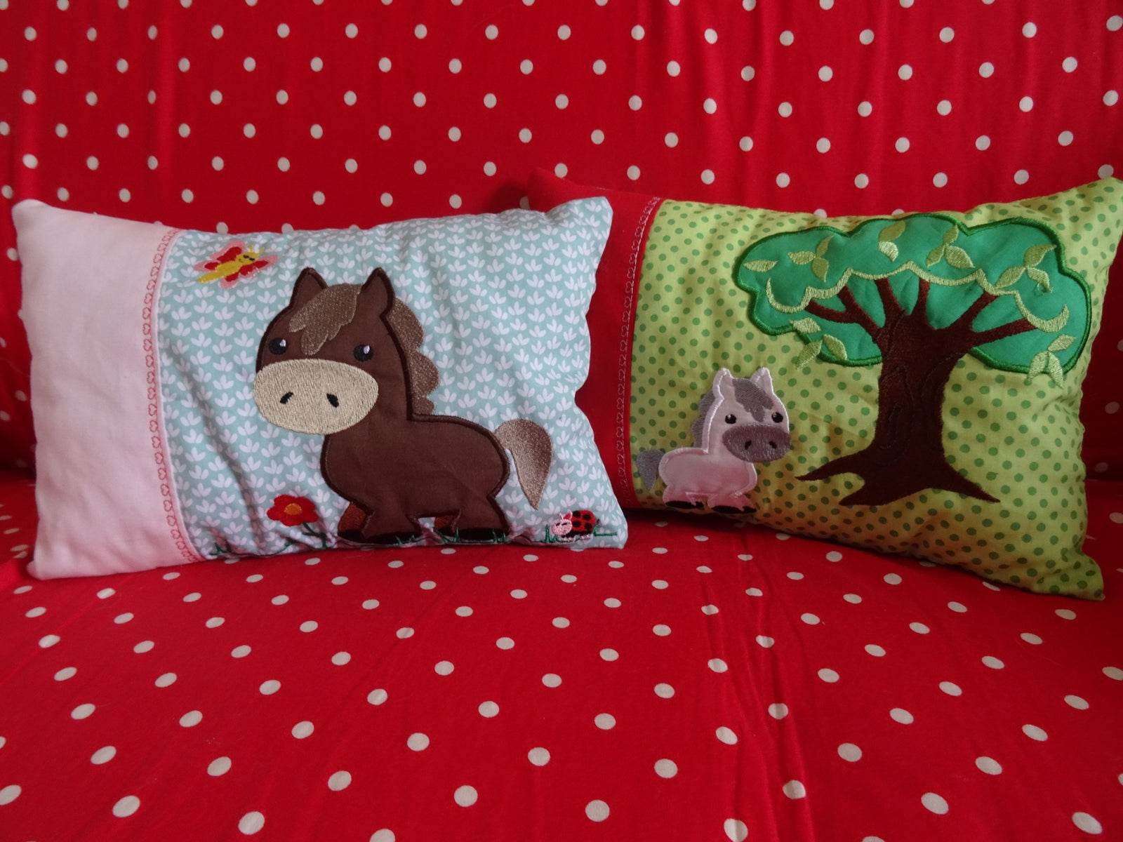 Pferd Taschenmotiv + Kissen ITH Stickdatei - Sewando