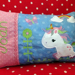 Einhorn Kissen ITH Stickdatei + Taschenmotiv - Sewando