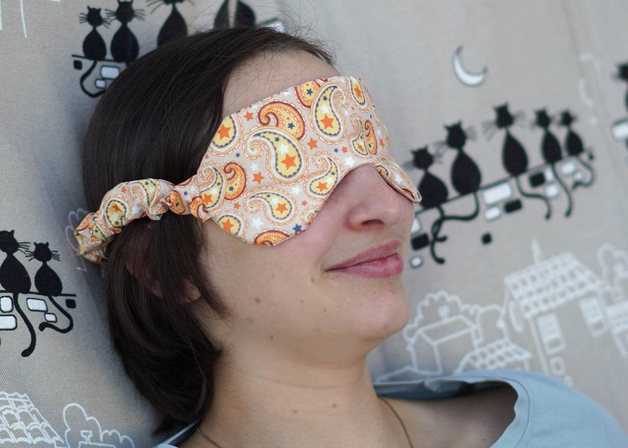 E-Book - Maske Schlafmaske nähen für Anfänger Kühlkissen möglich - Sewando