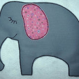 3D Elefant Stickdatei + Doodle inkl. Kissen ITH - Sewando