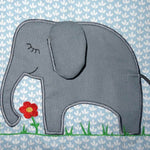 3D Elefant Stickdatei + Doodle inkl. Kissen ITH - Sewando