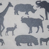 Safari Zoo Tiere Silhouette Stickdatei - Sewando