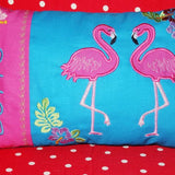 Stickdatei Flamingo Taschenmotiv + Kissen ITH - Sewando