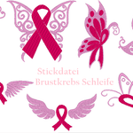 Brustkrebs Schleife Stickdatei - Sewando