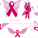 Brustkrebs Schleife Stickdatei - Sewando