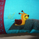 Stickdatei - Giraffe mit Schnecke Kissen und Laetzchen SET ITH - Sewando