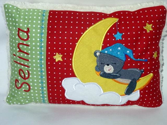 Stickdatei - Baby Bär Taschenmotiv + Kissen ITH - Sewando