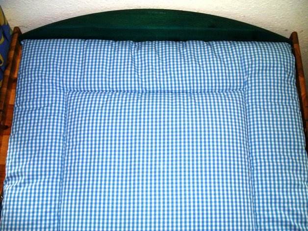 Nähanleitung Wickeltischauflage im Wunschgröße nähen - Sewando