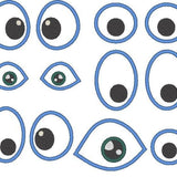 Augen für Kuscheltiere Kissen Bettschlangen Stickdatei - Sewando