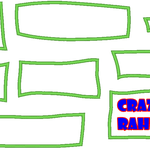 Crazy Rahmen Button Stickdatei - Sewando