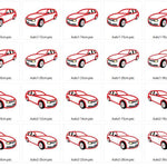 Auto Stickdatei 10cm bis 30cm - Sewando