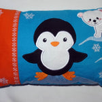 Stickdatei - Taschenmotiv + Kissen Eisbaer und Pinguin ITH - Sewando