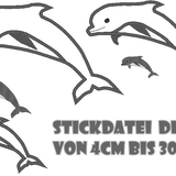 Stickdatei Delfin Delphine - Sewando