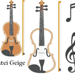 Geige Stickdatei - Sewando