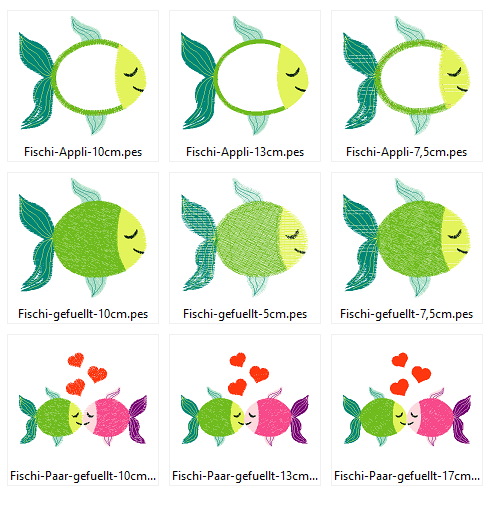 Stickdatei - Fisch - Sewando