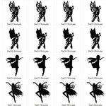Fee Silhouetten Stickdatei - Sewando