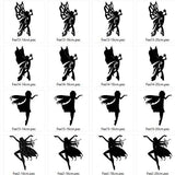 Fee Silhouetten Stickdatei - Sewando