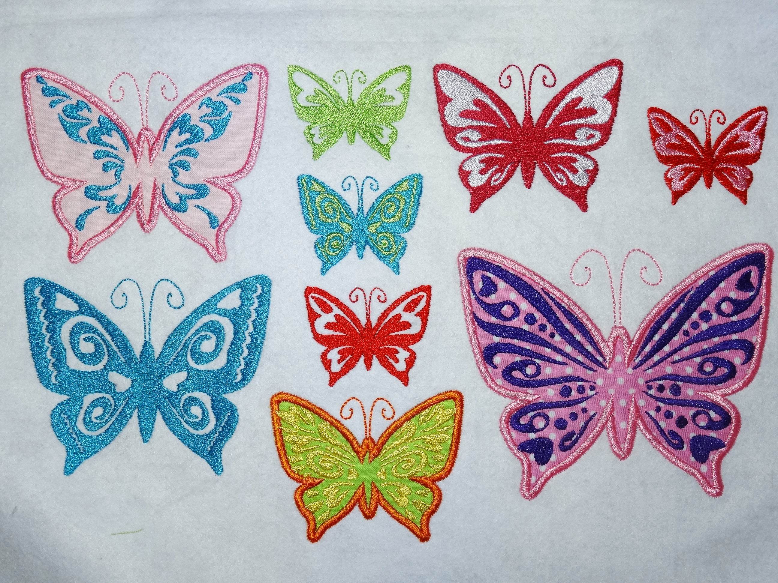 Schmetterling Stickdatei MEGA SET - Sewando