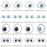 Augen für Kuscheltiere Kissen Bettschlangen Stickdatei - Sewando
