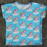 einfaches basic Kinder Shirt nähen mit Schnittmuster - Sewando