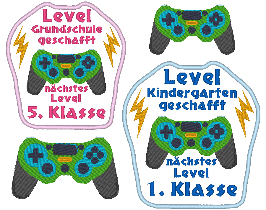Stickdatei - Controller - naechstes Level - Sewando