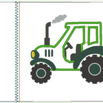 Traktor Stickdatei alle Größen inkl. Kissen ITH - Sewando