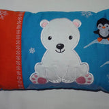 Stickdatei - Taschenmotiv + Kissen Eisbaer und Pinguin ITH - Sewando