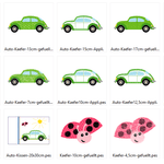 Auto Stickdatei inkl Kissen ITH - Sewando