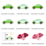 Auto Stickdatei inkl Kissen ITH - Sewando