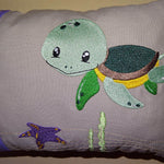 Stickdatei - Schildkroete Kissen und Laetzchen SET ITH - Sewando