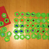 Stickdatei fuer ein Mega-Memory-Spiel mit Beutelchen ITH - Sewando
