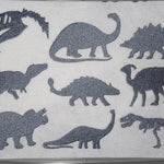 Dino Silhouetten Stickdatei - Sewando