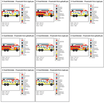 Stickdatei - Feuerwehr Feuerwehrauto, Drehleiter - Sewando