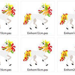 Stickdatei Einhorn - Sewando