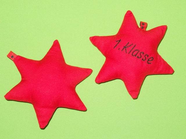 Stickdatei - Sterne ITH Kissen + Anhänger - Sewando