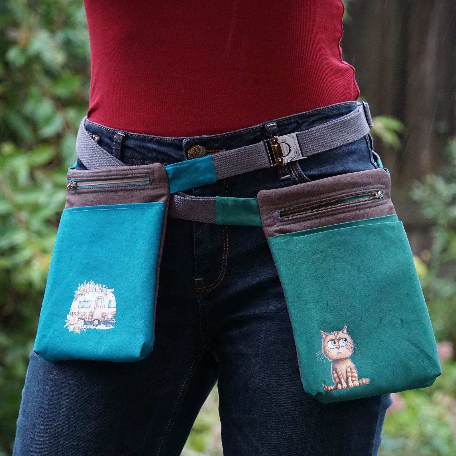 E-Book - Gürteltasche in 2 Größen nähen - Sewando