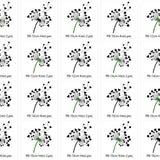 Pusteblumen Stickdatei Pusteblume mit Herz - Sewando