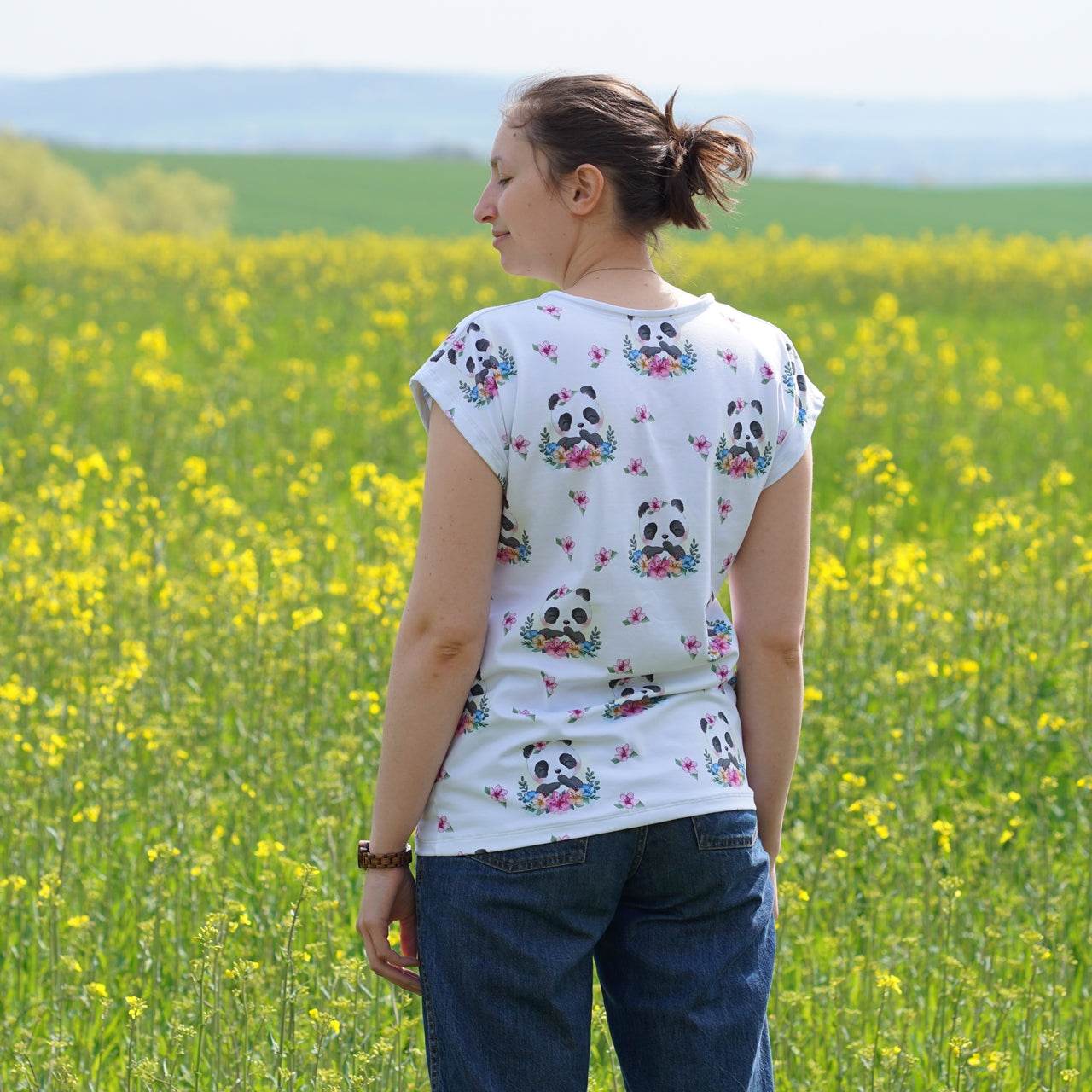 einfaches basic Kinder Shirt nähen mit Schnittmuster - Sewando